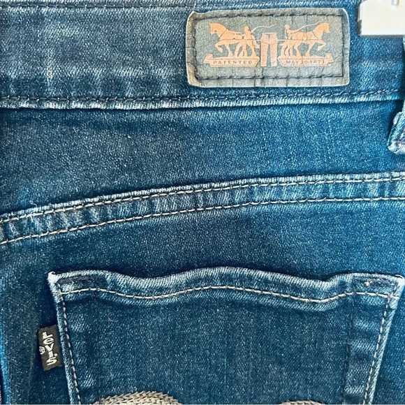 Levi’s Perfectly Slimming 512 Bootcut Black and Silver Tag size 8 - Picture 5 of 7